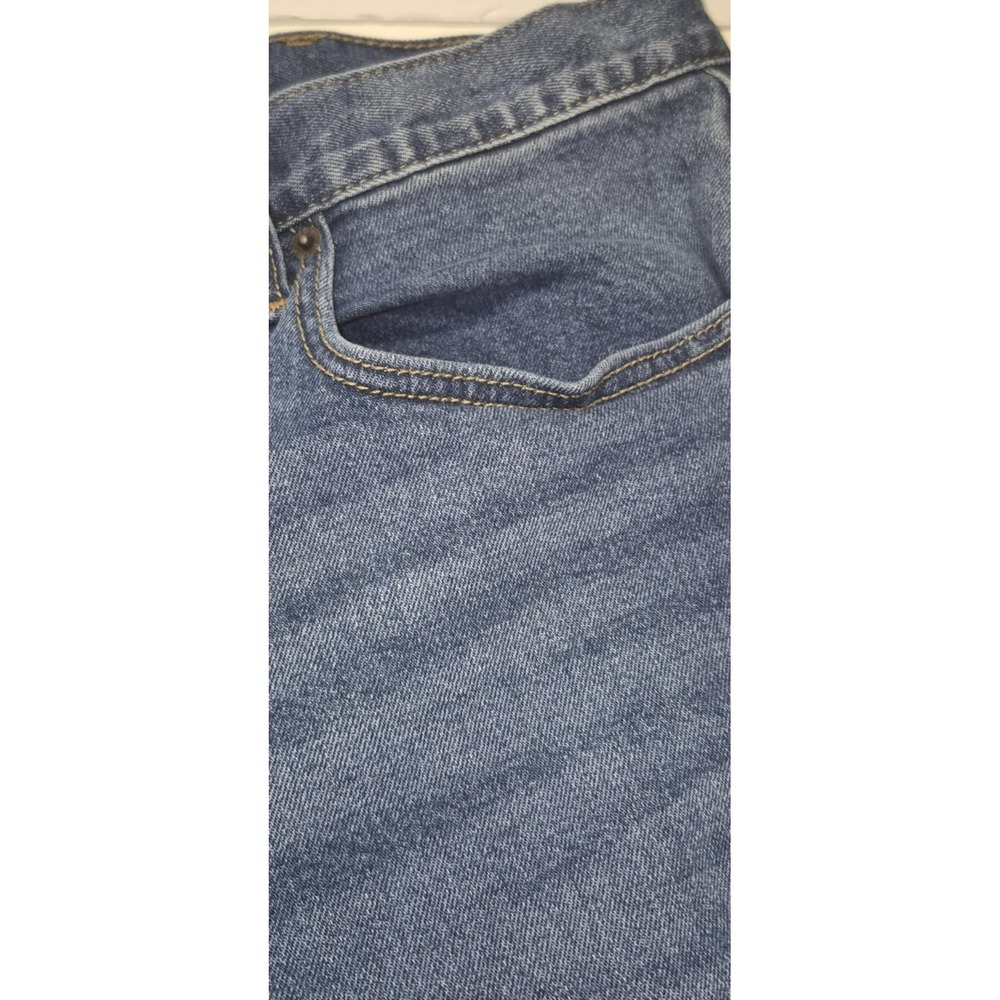 Old Navy men's straight fit with flex‎ built in distressed denim jeans, sz 40x32 - Picture 6 of 14